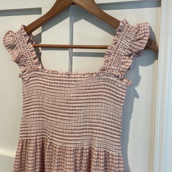 O.P.T Lazy Afternoon Dress in Pink Plaid NWT - Picture 9 of 10